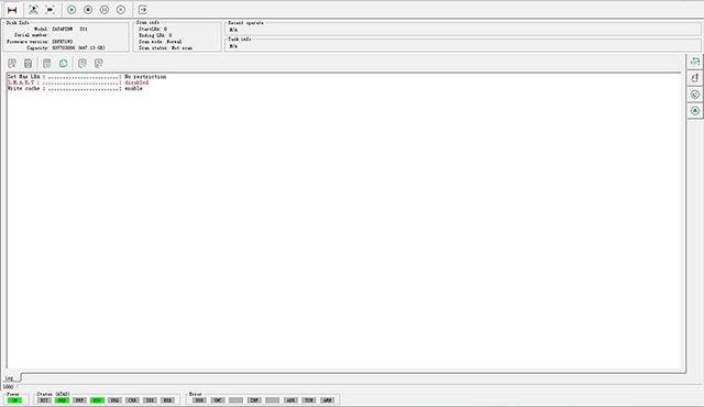 O SSD Kingston com o firmware corrompido, detectando de maneira incorreta