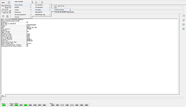 Após a carga do Loader corretamente, iniciamos o processo de criação do Tradutor (Translator).