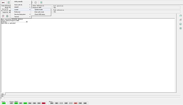 Selecionado Loader - Update Loader